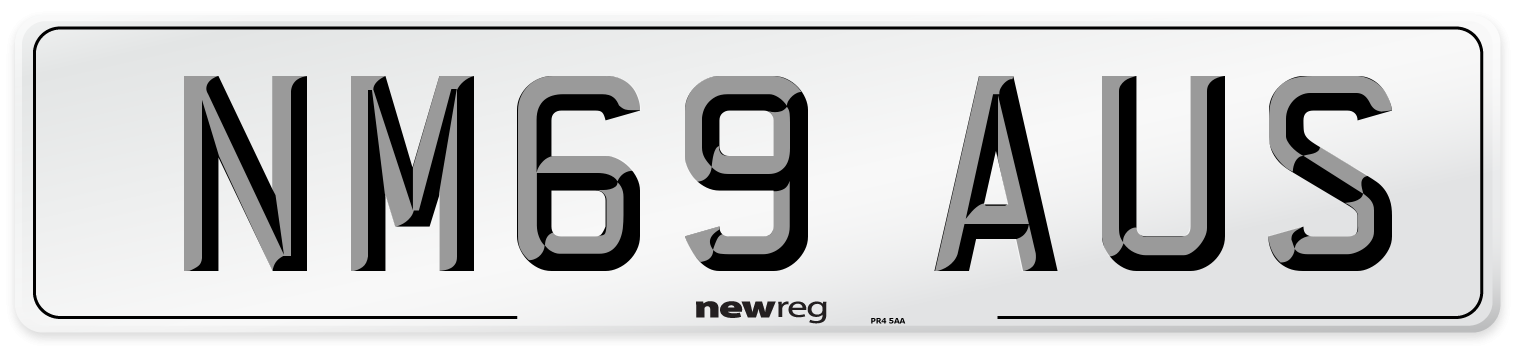 NM69 AUS Number Plate from New Reg